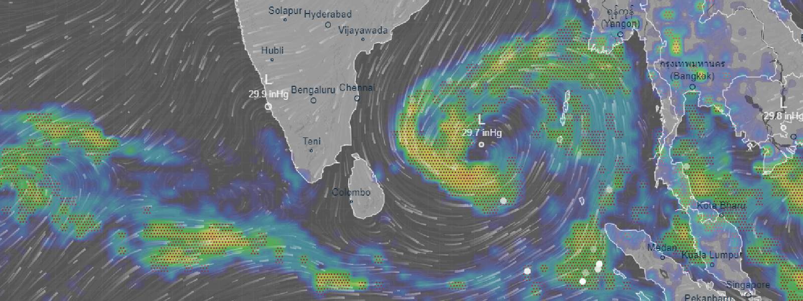 Bay of Bengal depression moving closer to SL